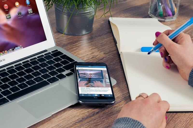 Entrepreneur learning new skills